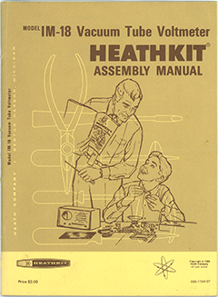 Cover Heathkit IM-18 VTVM Manual
