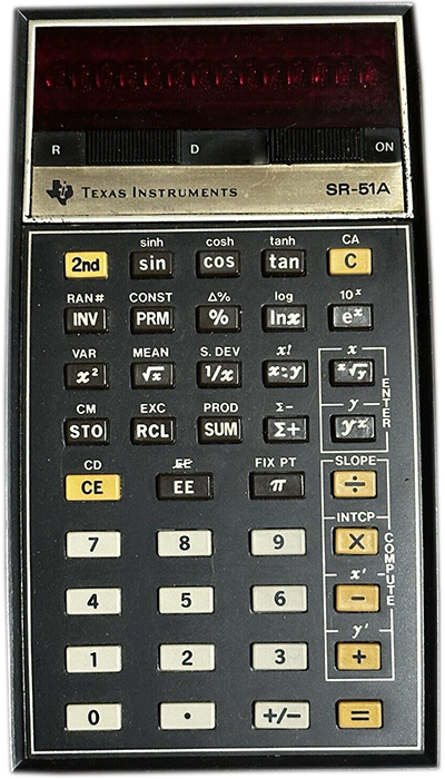 Texas Istruments Taschenrechner SR-51A